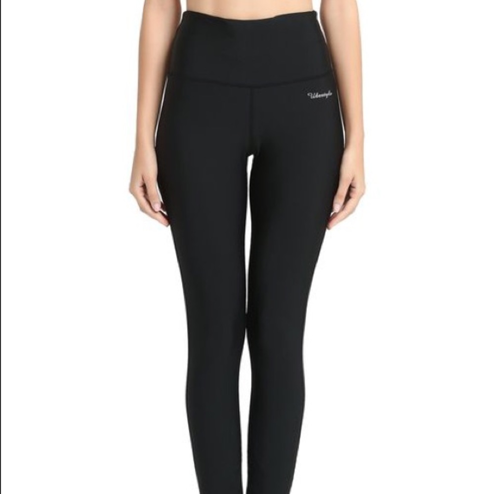 Black Swim Leggings
